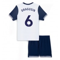 Maglia Calcio Tottenham Hotspur Radu Dragusin #6 Prima Divisa Bambino 2024-25 Manica Corta (+ pantaloncini)